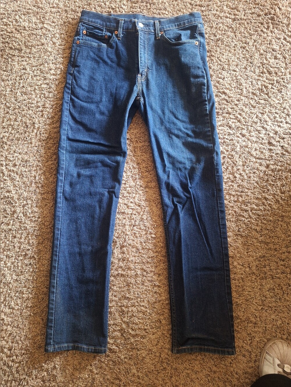 514's Levi's Men's  Straight Dark Blue Jeans